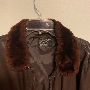 USN G-1 Leather flying jacket